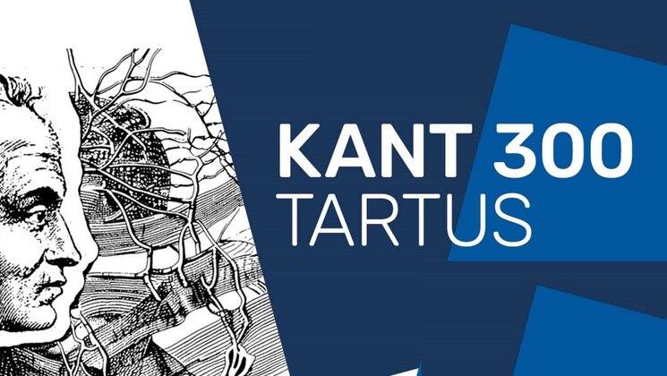 Kant 300. sünniaastapäeva kujundus koos joonistusega Kantist
