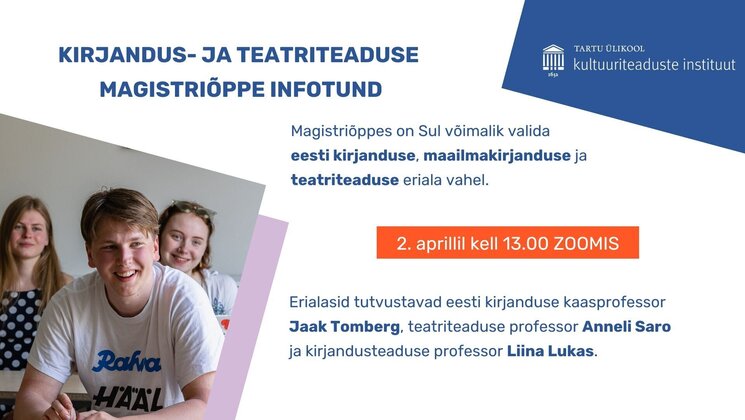 Magistriõppe infotund 2.04.25